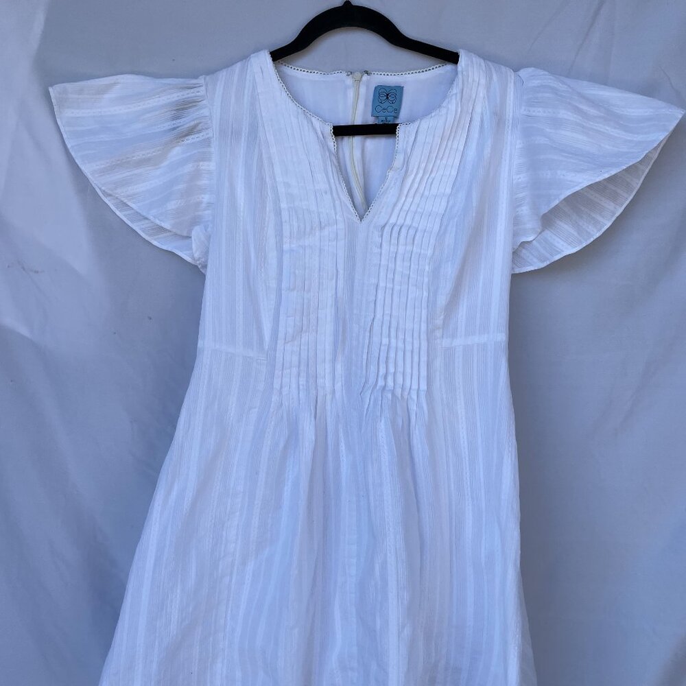 CeCe white dress size 12